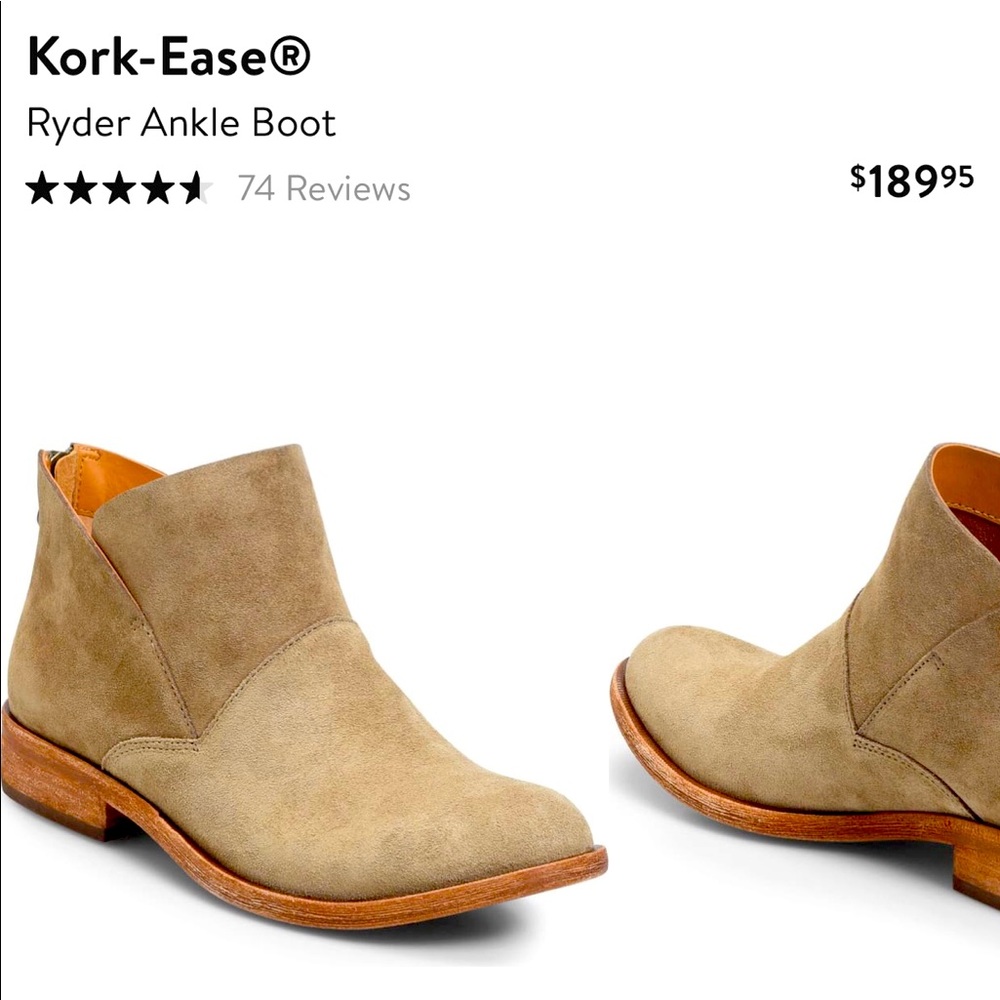 Kork-Ease Ryder Ankle Bootie size 9 - Like New!